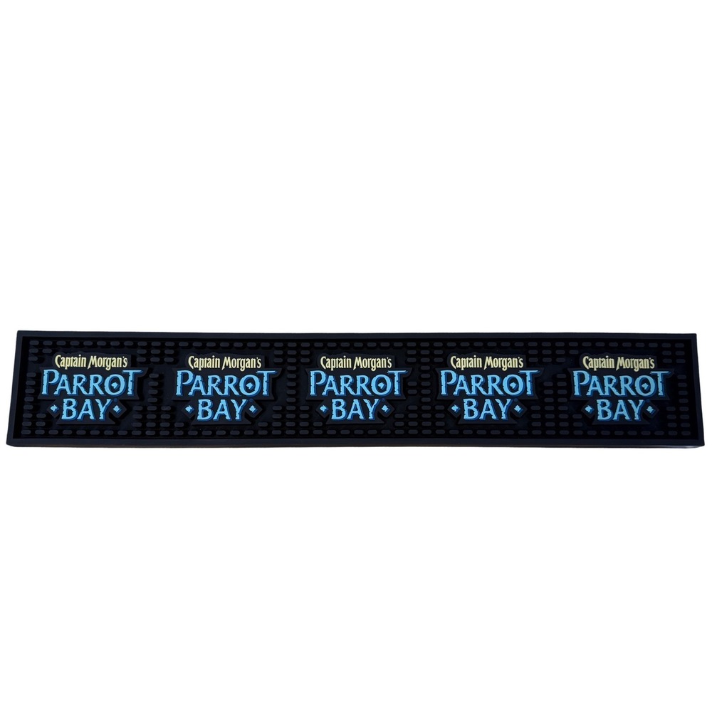 Captain‎ Morgan Parrot Bay Rubber Bar Spill Pour Drip Mat home s 20.75 x 3.75